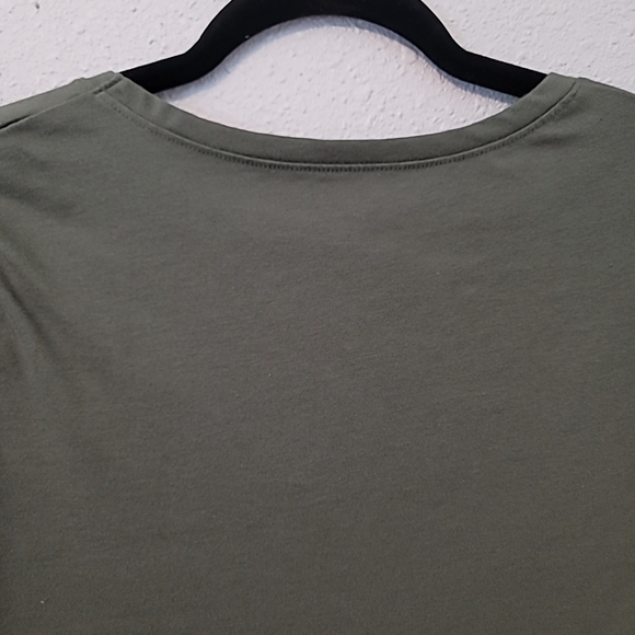 NOBO Olive Green Scoop Neck T-Shirt Sz XL (15-17) - Picture 8 of 11